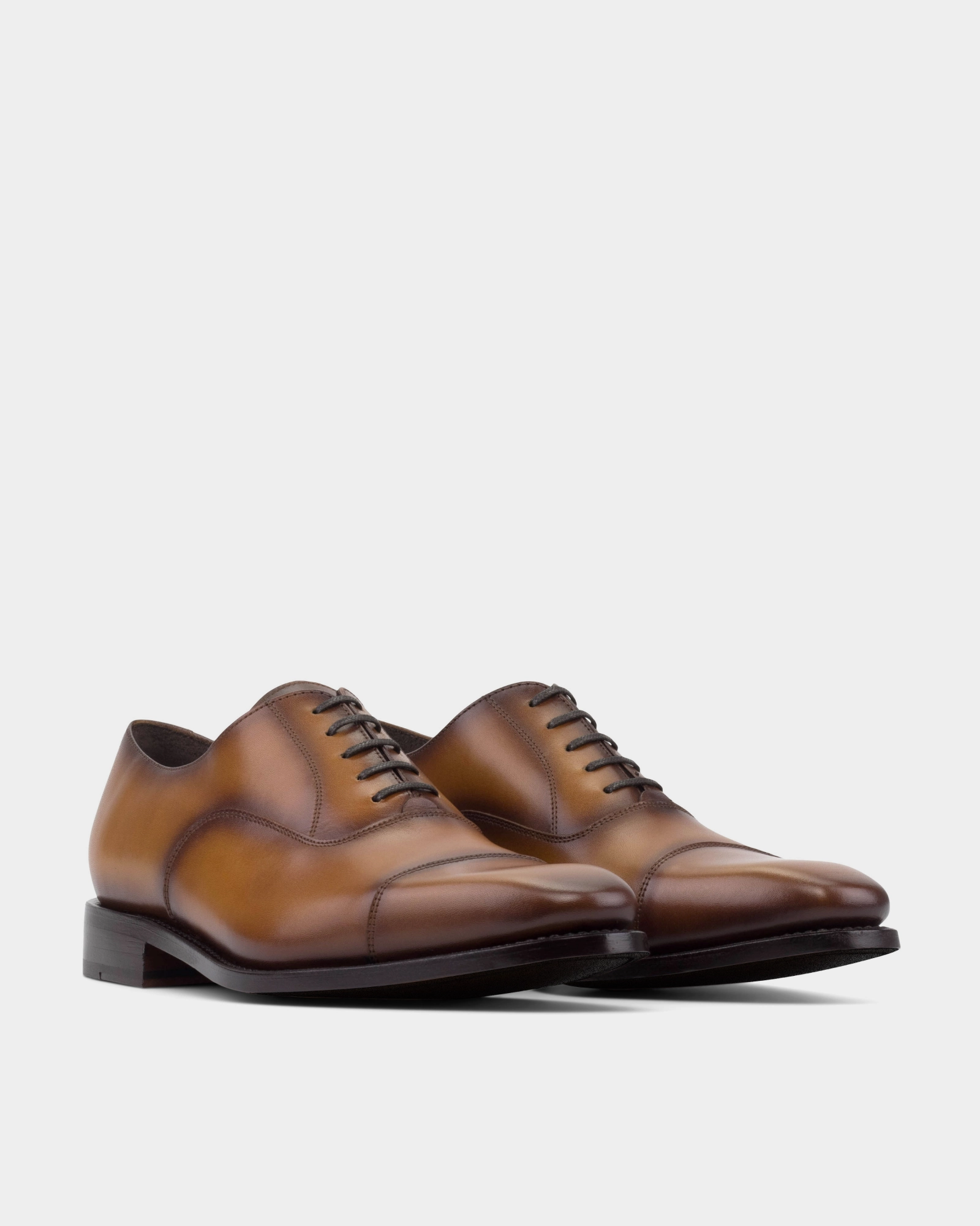 Best Cheap Oxfords Ashford Tobacco Cap Toe Oxford with Half-Rubber Soles - 722