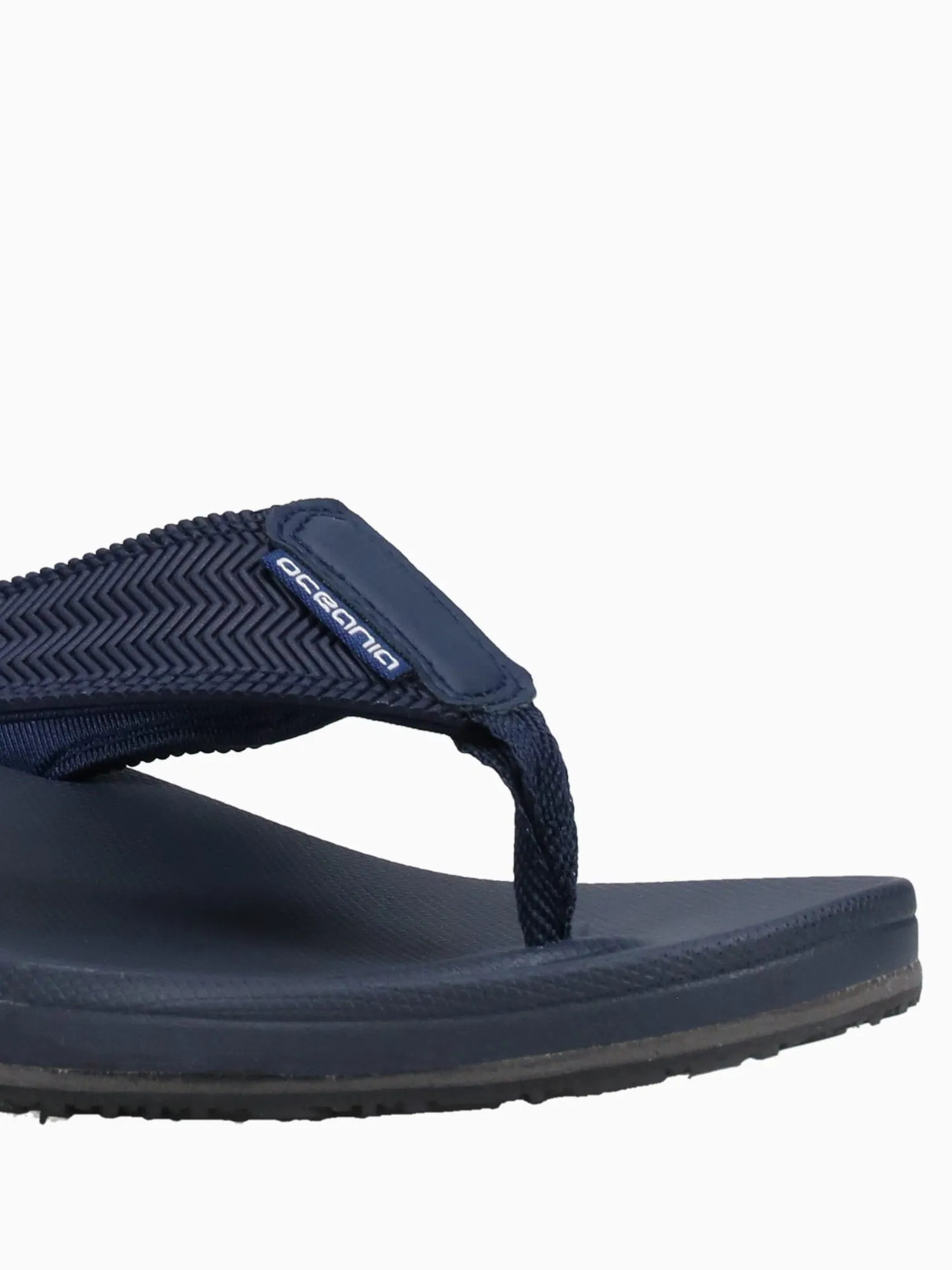 Atlantic Sandal Navy Leather Wedge Sandals