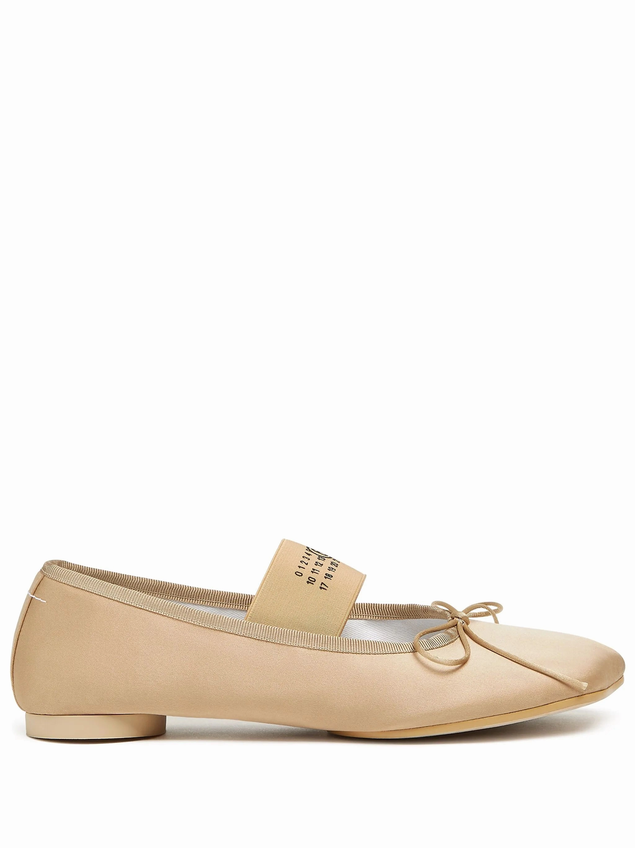 Hsn Flat Shoes Atomic satin ballerina shoes
