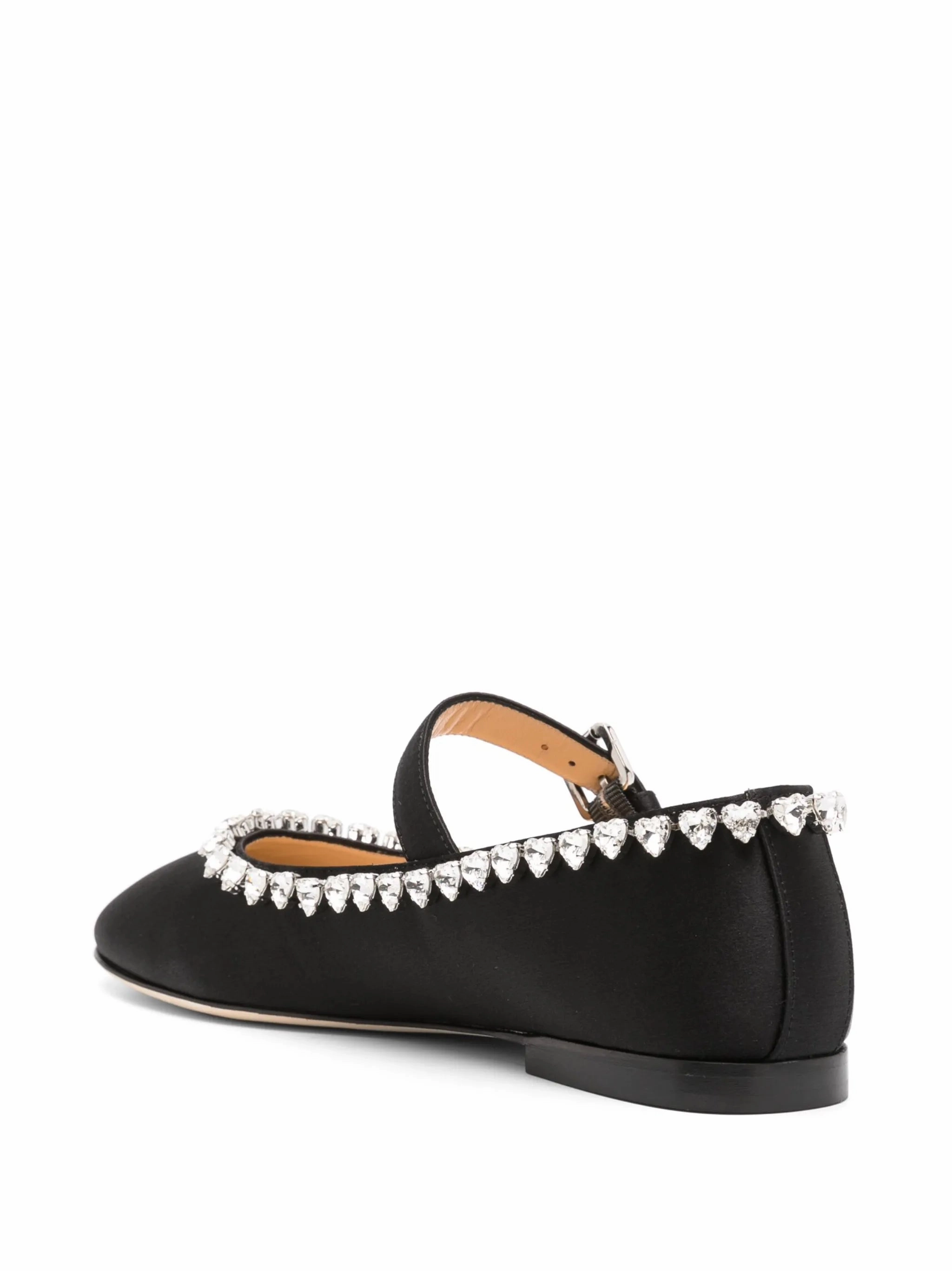 Audrey crystal-embellished ballerina shoes Good Shoes