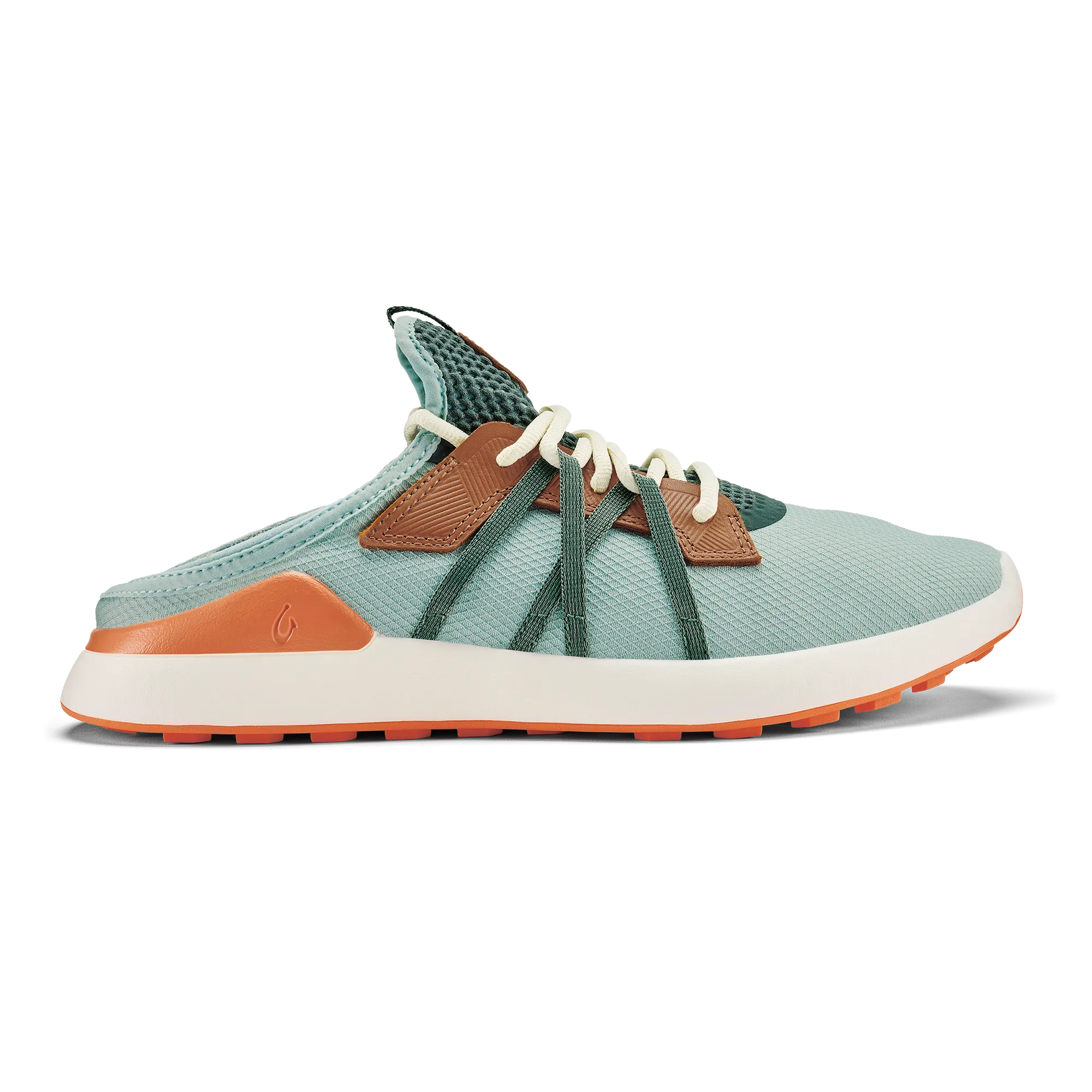 Manele - Pale Moss / Molten Orange Best Shower Sandals