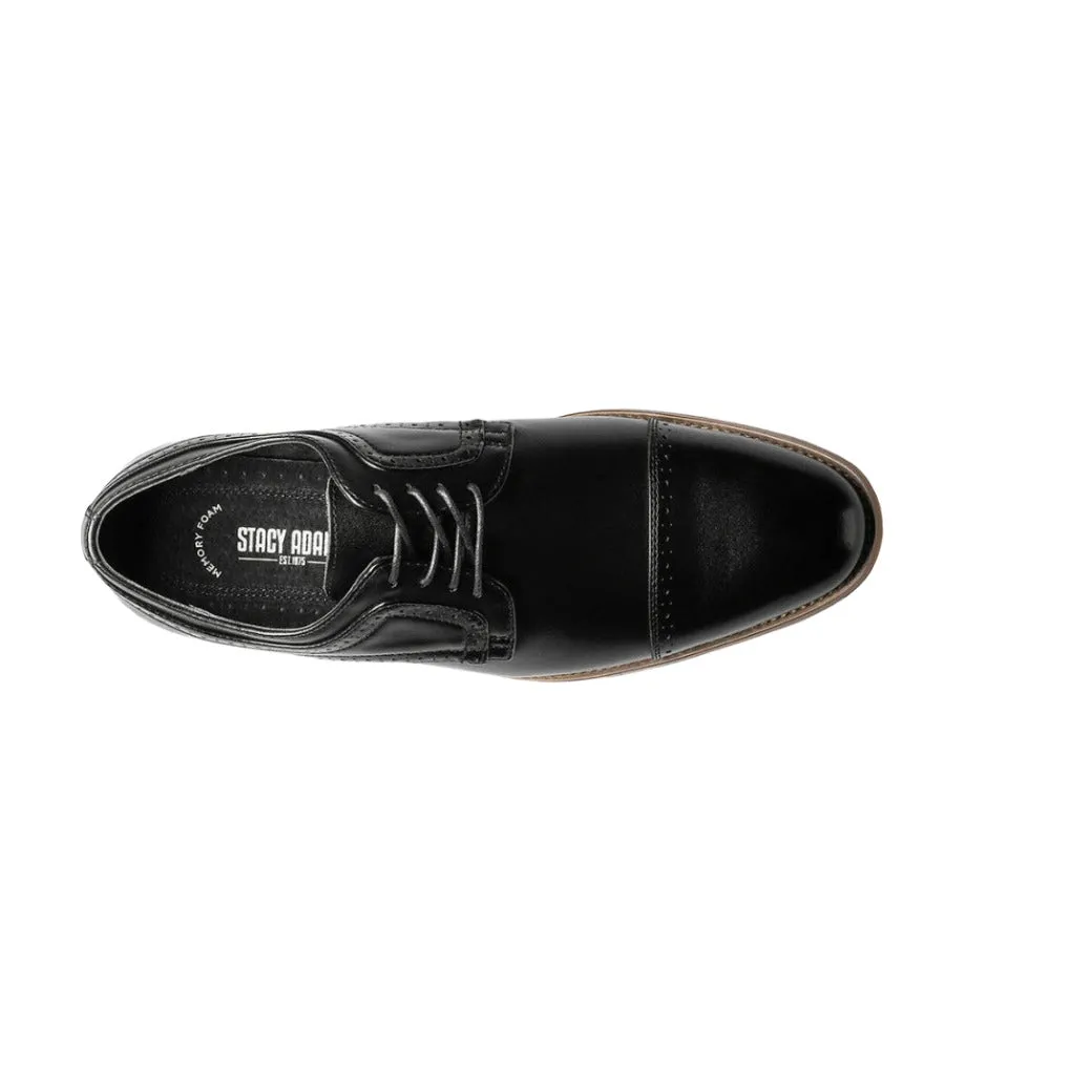 Stacy Adams Men's Dickinson Oxfords - Black Leather Oxfords Canada