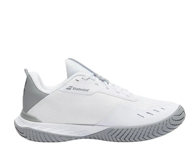 Size 13 Tennis Shoes Babolat SFX Evo All Court Women tennis shoes (White/Lunar Grey)