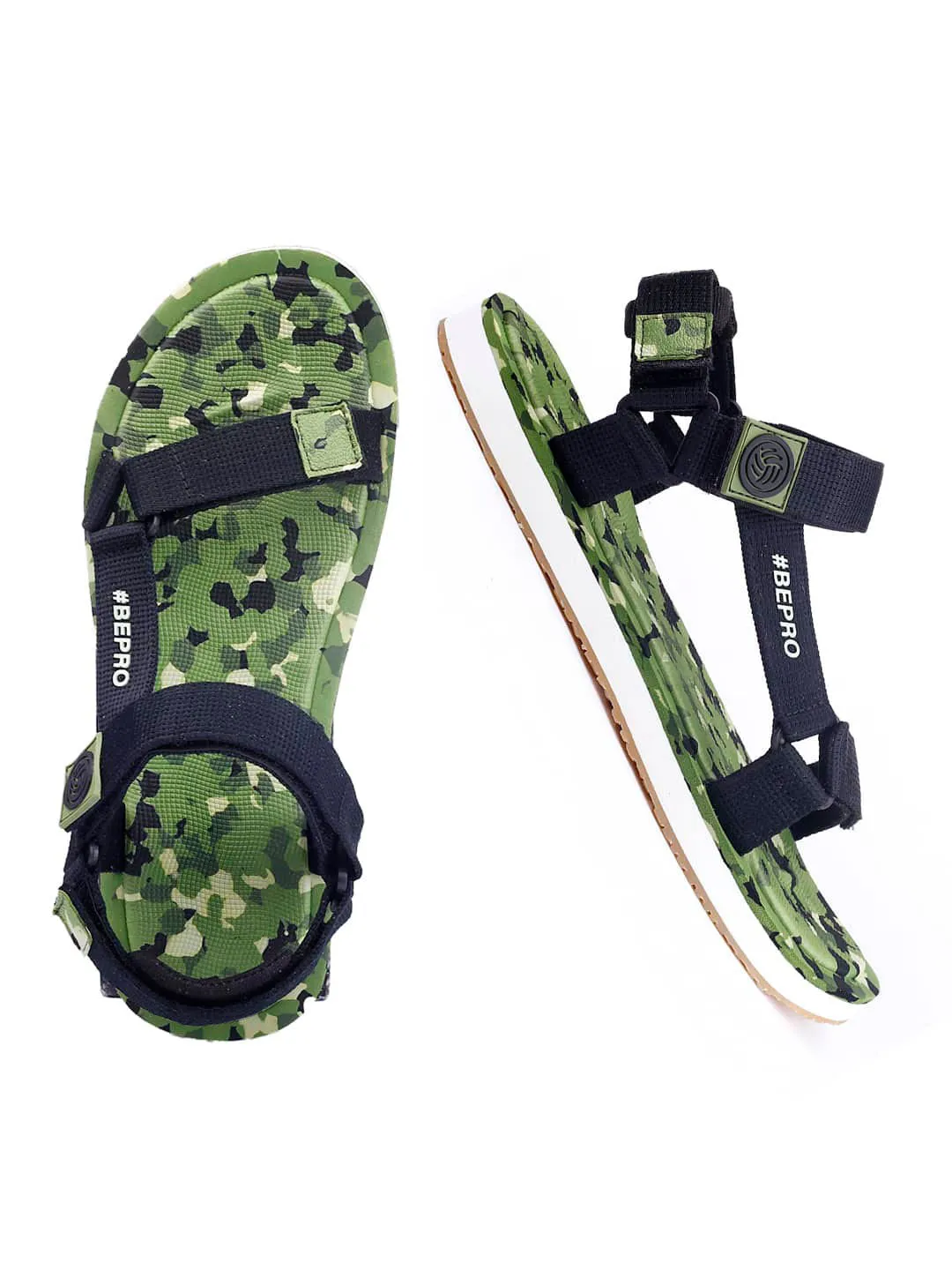 Bacca Bucci 'CamoStride NomadPro' Adventure Sandals - Robust All-Terrain Grip Slide Sandals Fashion