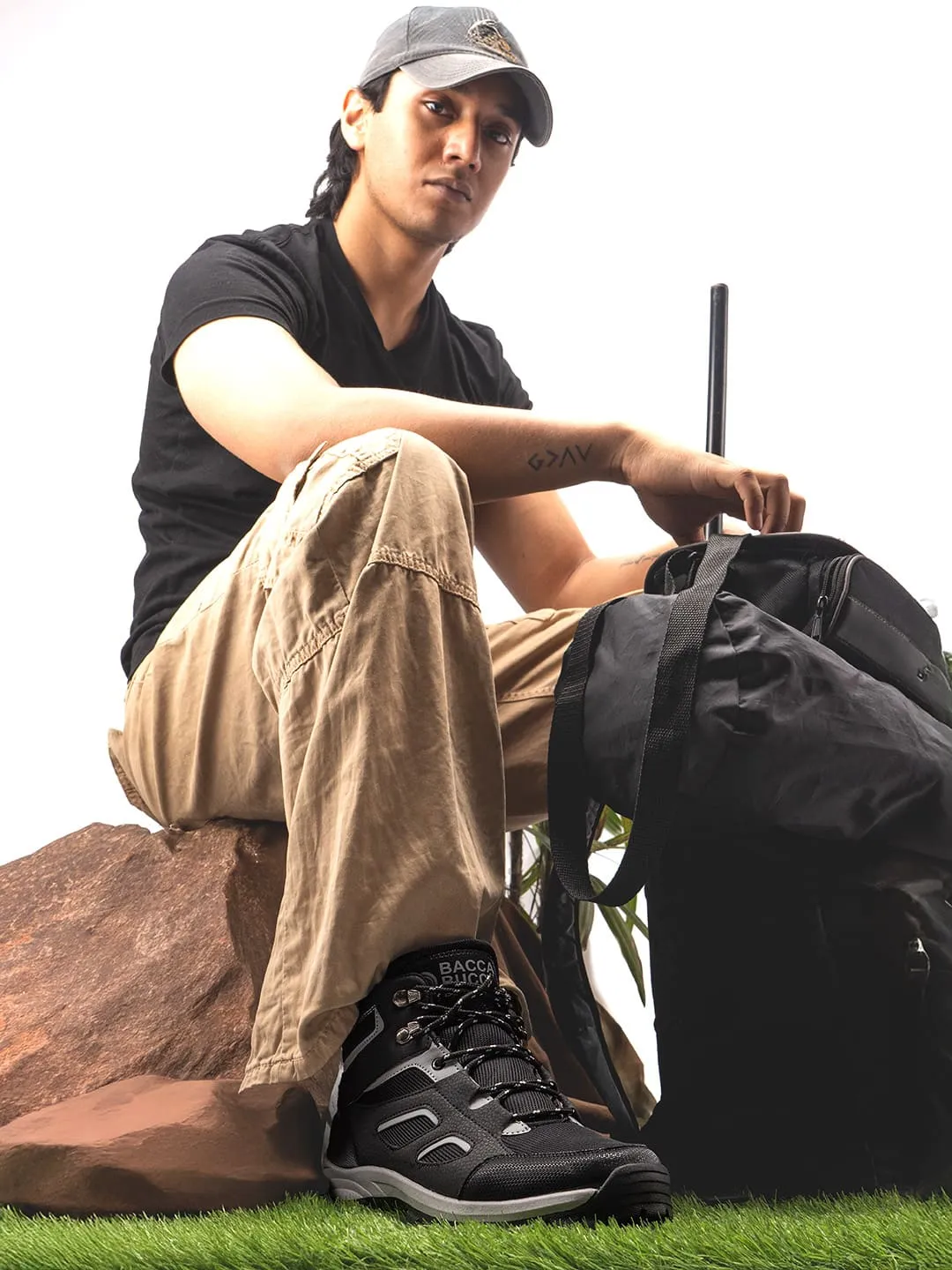 Bacca Bucci ENDURO High-Top Outdoor Hiking Boots Bass Boots