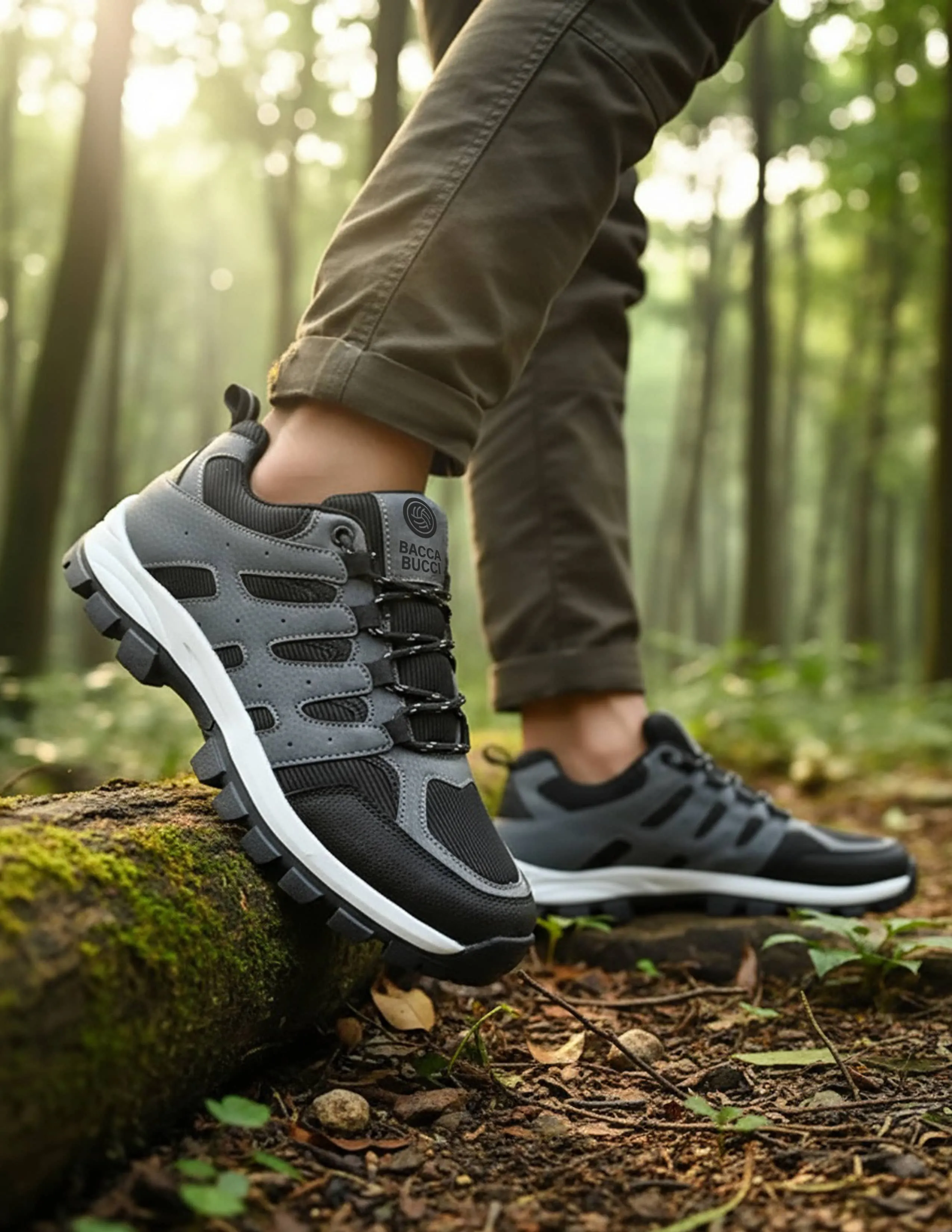Bacca Bucci EverTrek Outdoor Hiking Boots-All-Terrain Grip Ds Western Boots