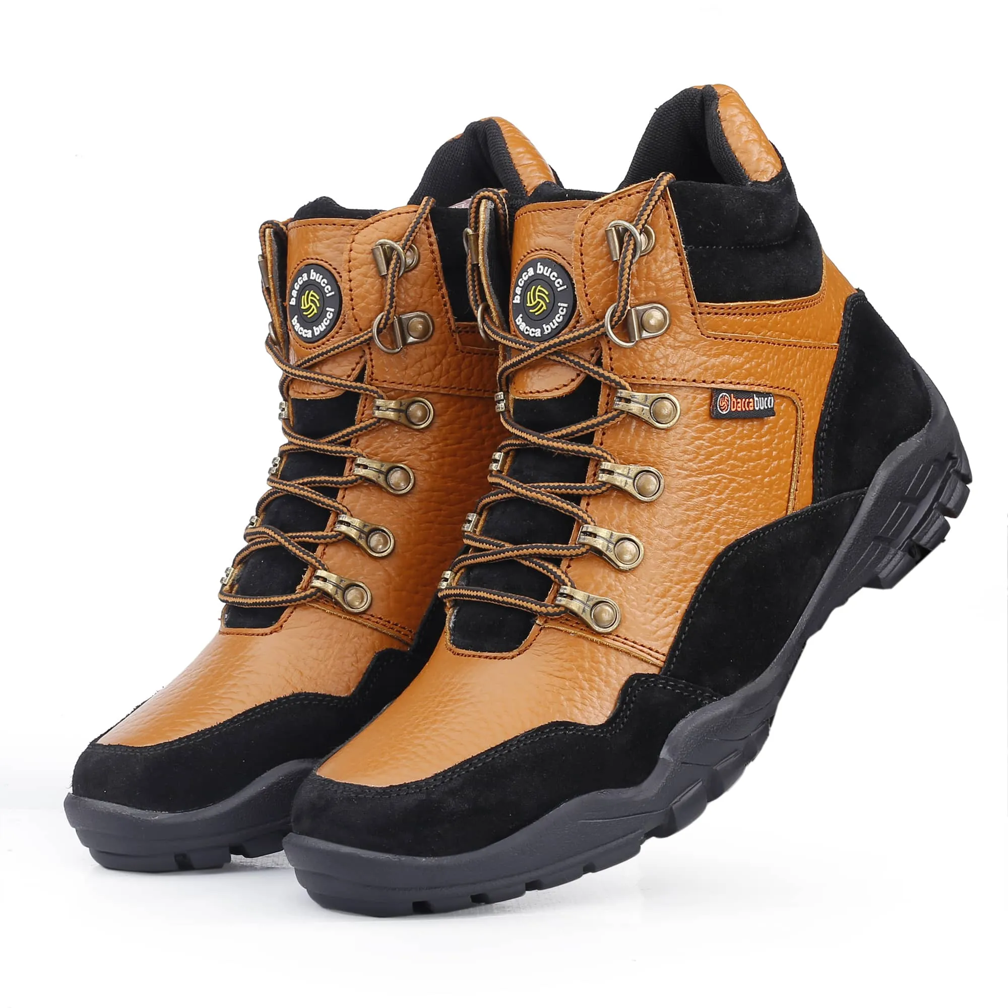 Rand Repair Climbing Shoes Bacca Bucci Genuine leather Grain boots