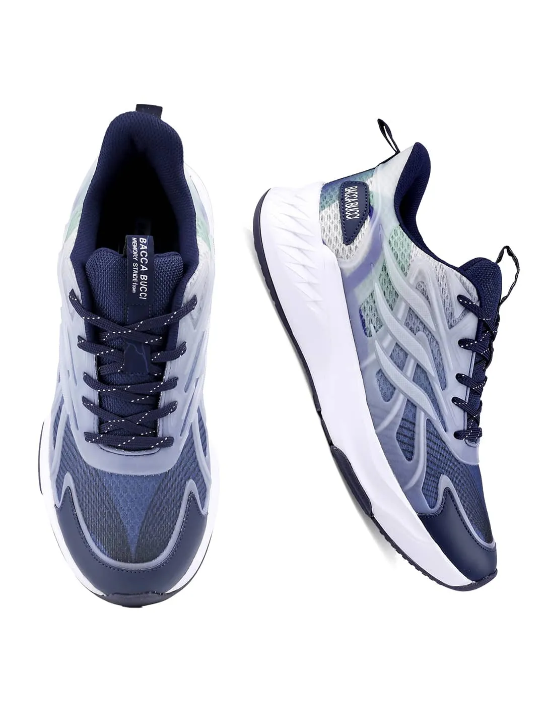 Bacca Bucci HELIX Men's Low-Top Casual Athleisure Shoes Bunion Shoes Running