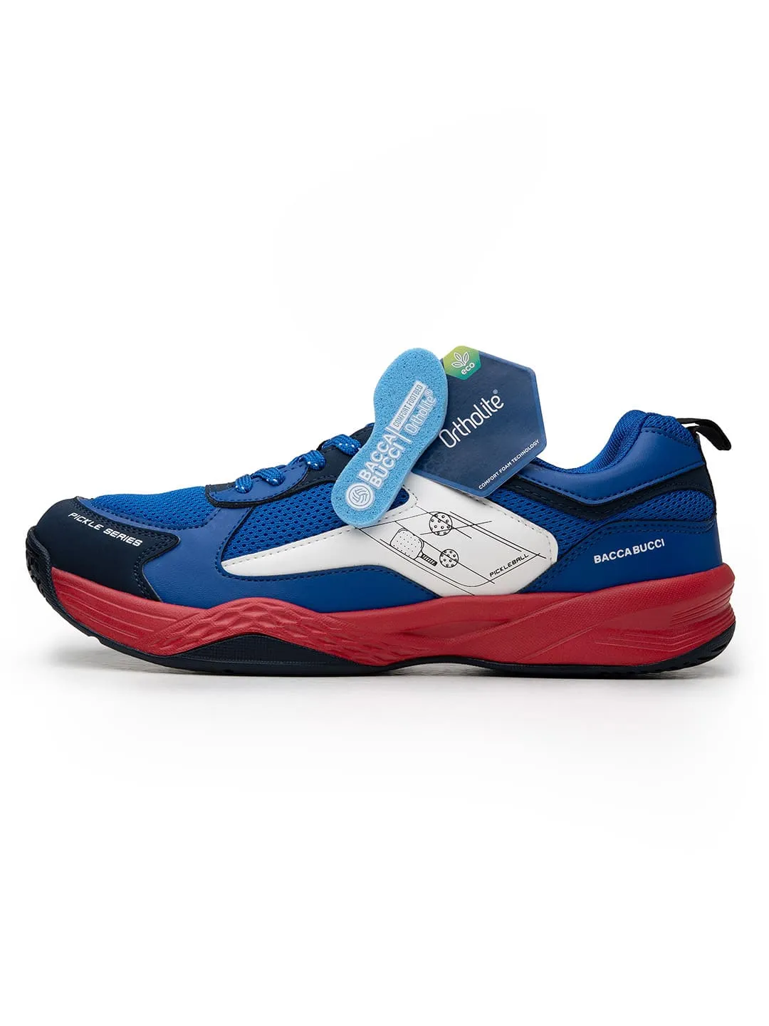 Bacca Bucci Pickle Series Court Sneakers | OrthoLite Eco Insoles Low Cut Tennis Shoes