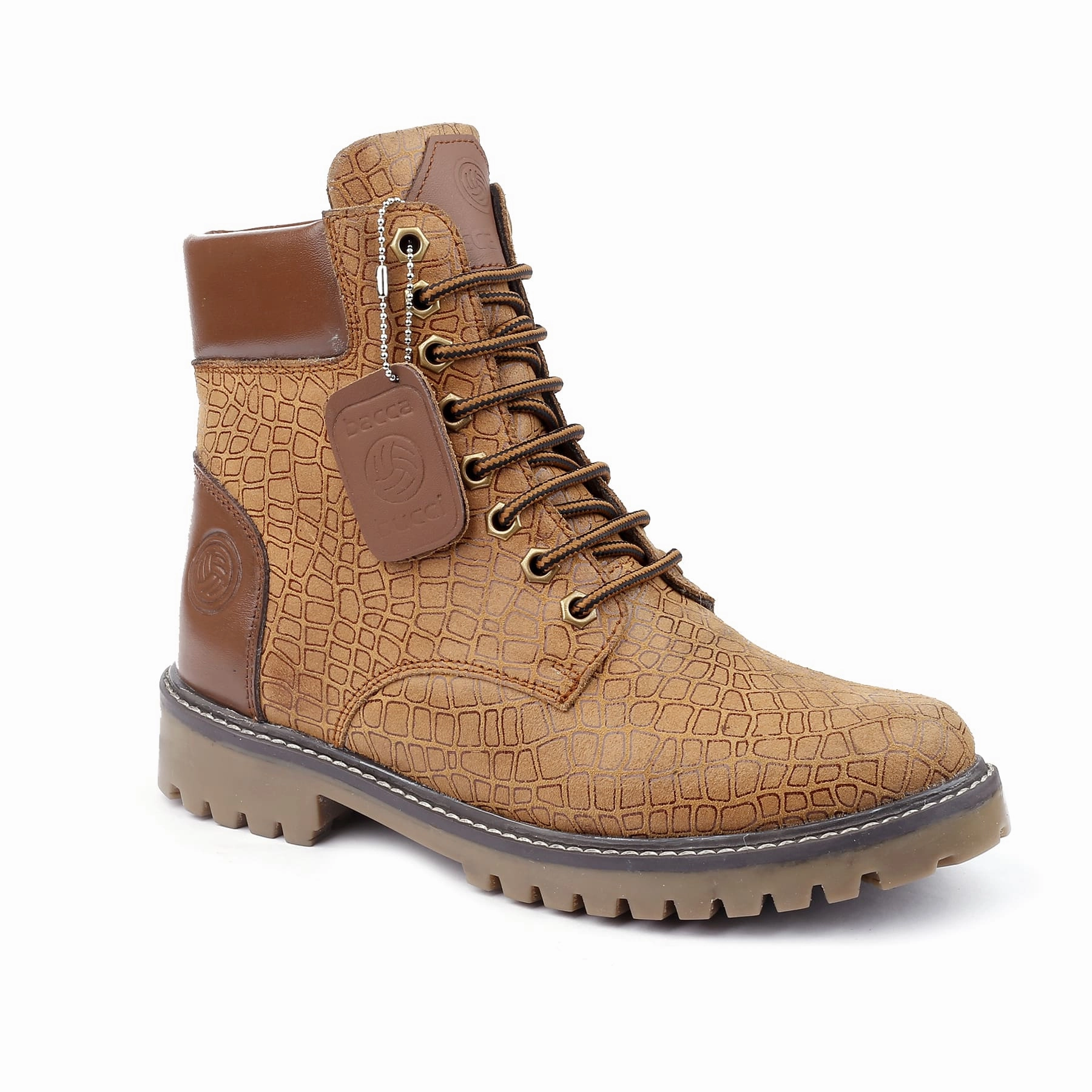 Bacca Bucci WOMEN Genuine-Leather High-Ankle Chukka Boots | Model Name: VIENNA Ankle Boots With High Heel