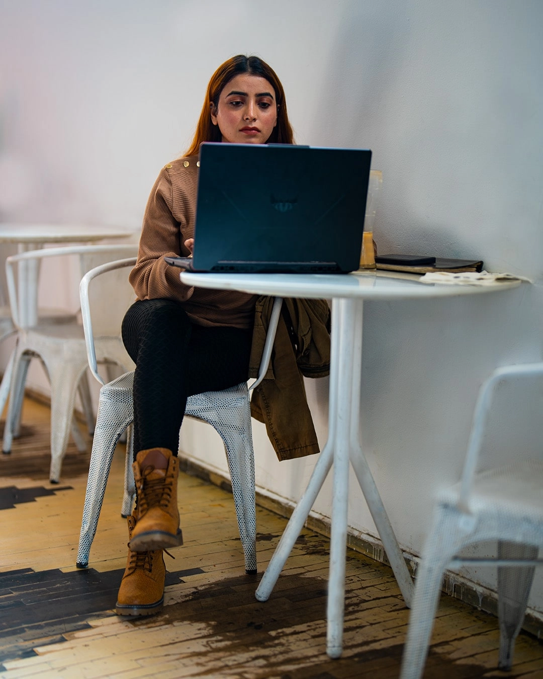 Bacca Bucci WOMEN Genuine-Leather High-Ankle Chukka Boots | Model Name: VIENNA Best Insulated Work Boots