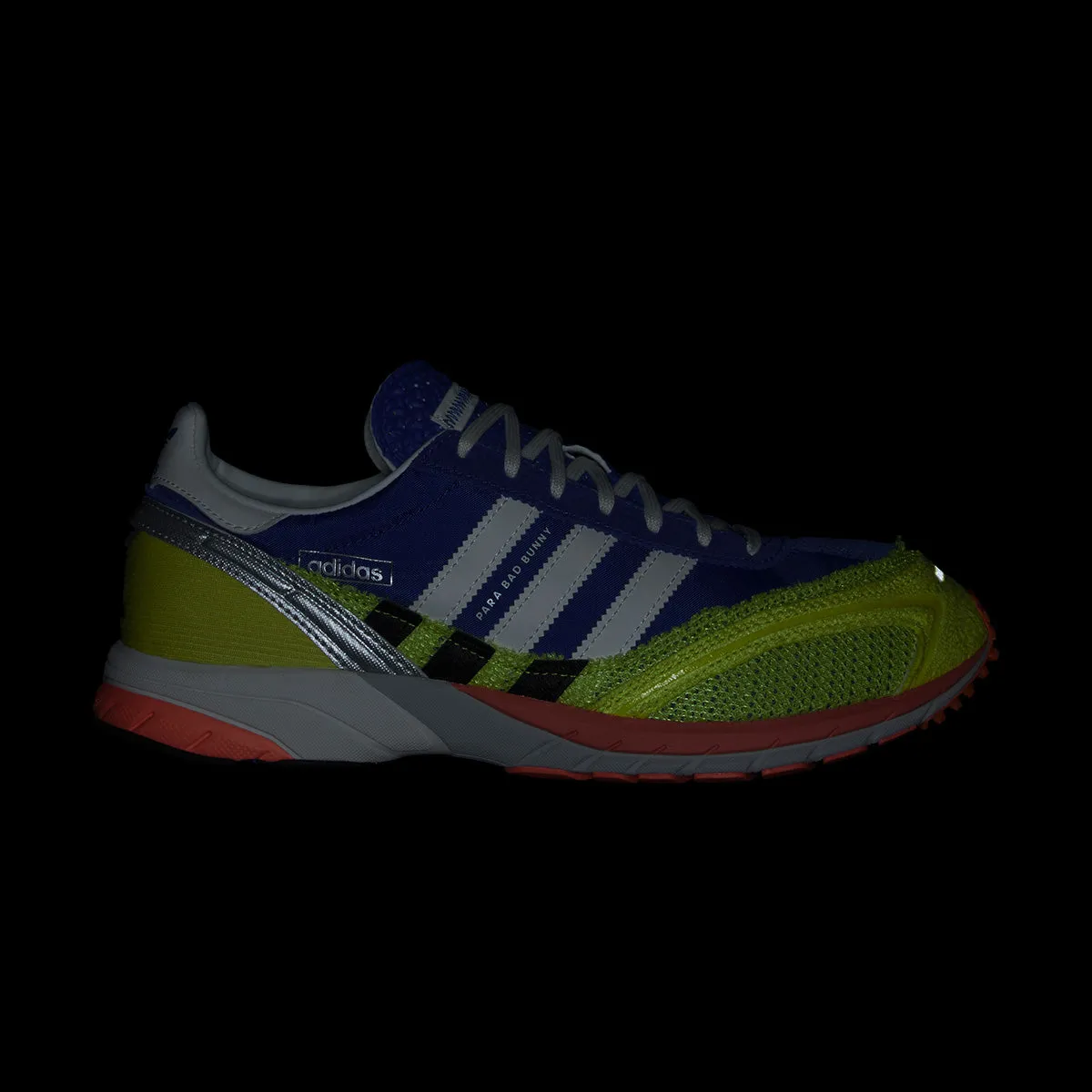   Bad Bunny Adizero SL 72 'Blue Shock Yellow' Adidas Non Marking Shoes Badminton
