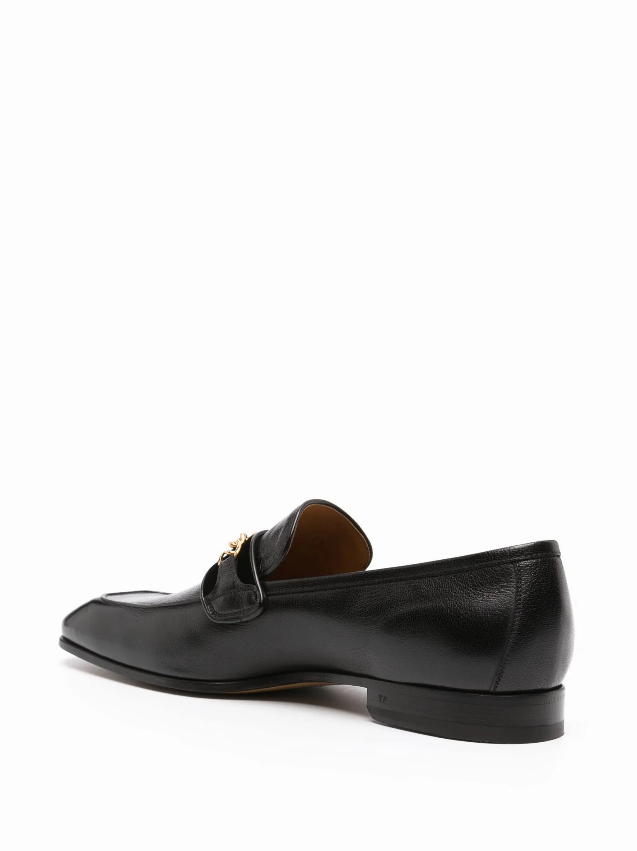 Baily square-toe leather loafers Loafers Other Stories
