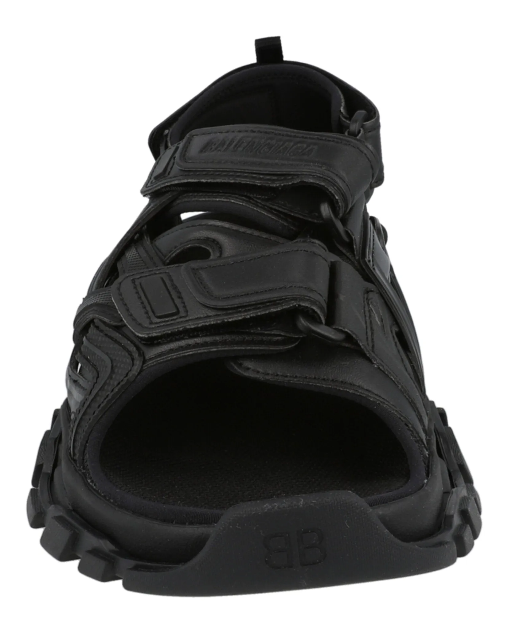 Bare Sandals Balenciaga Track Monocolor Sandals Mens 617542W-2CC1-1000