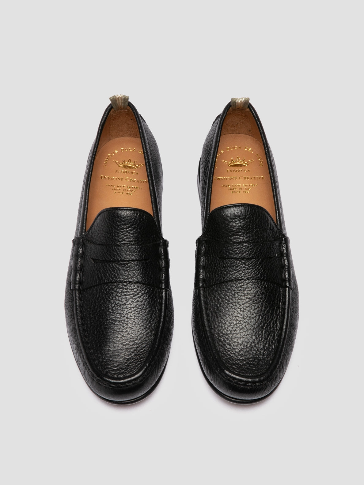 BALFRON 002 - Black Leather Penny Loafer Loafers And Oxfords