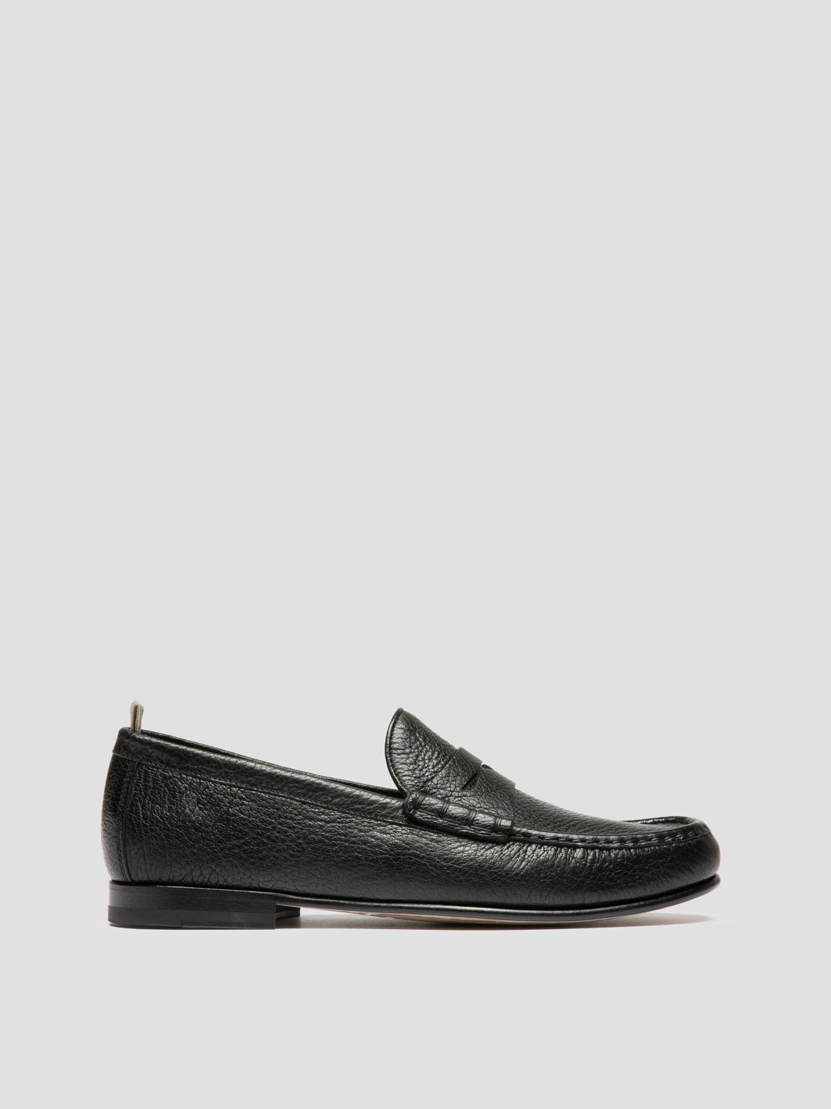 Versace Greca Loafers BALFRON 002 - Black Leather Penny Loafer