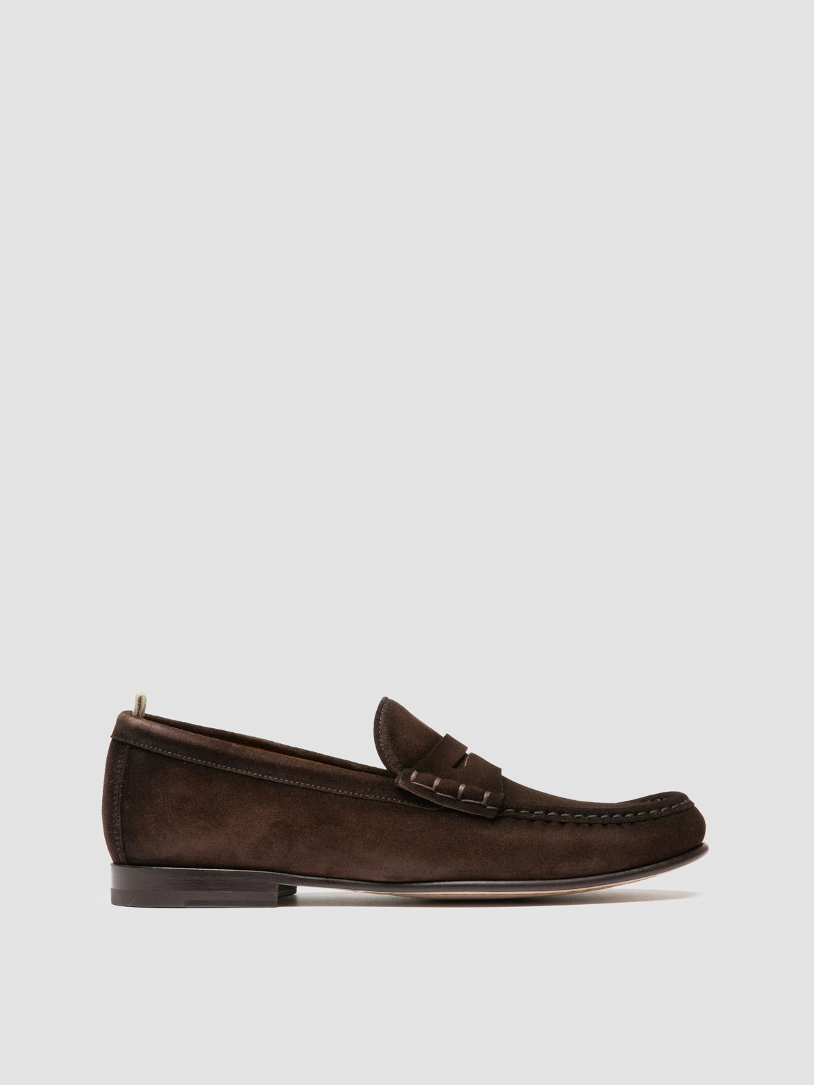 Tan Leather Loafers BALFRON 002 - Dark Brown Suede Penny Loafer