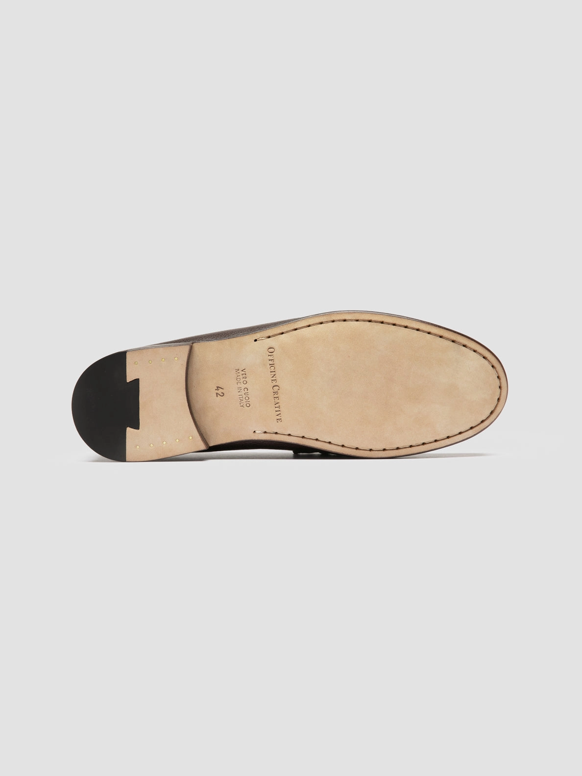 BALFRON 003 - Brown Leather Penny Loafer Brushed Leather Monolith Loafers