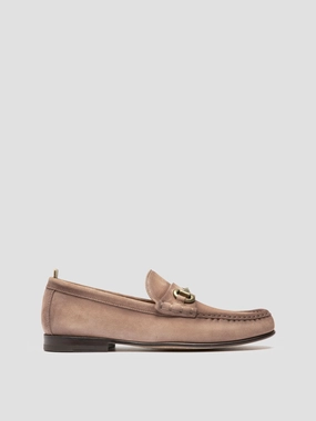 BALFRON 003 - Taupe Suede Penny Loafer Kmy Loafers