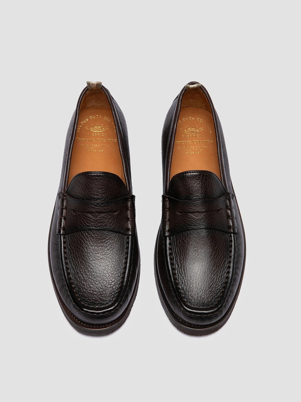 BALFRON FLEXI 001 - Brown Leather Penny Loafers Loafers Extra Wide