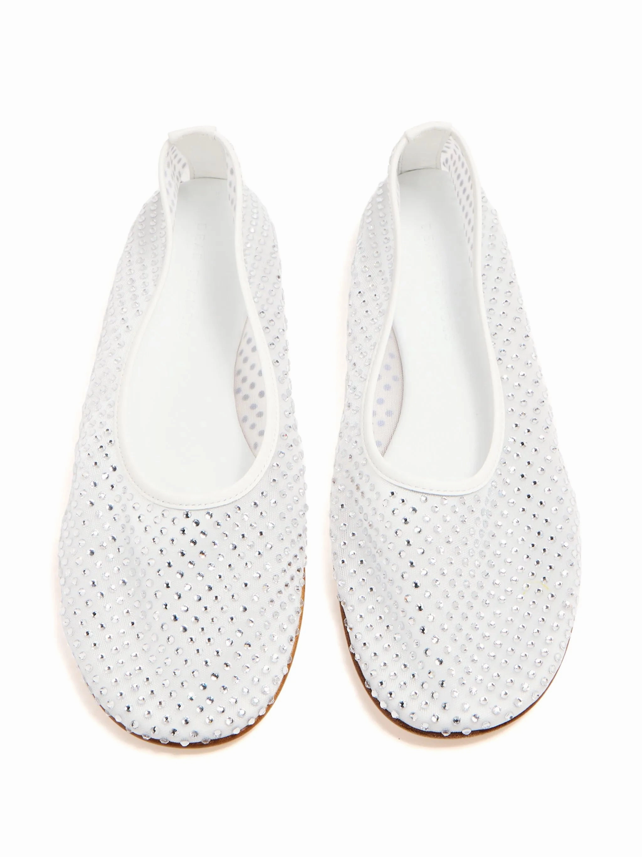 Balla crystal ballerina shoes Flat Shoes Cause Foot Pain