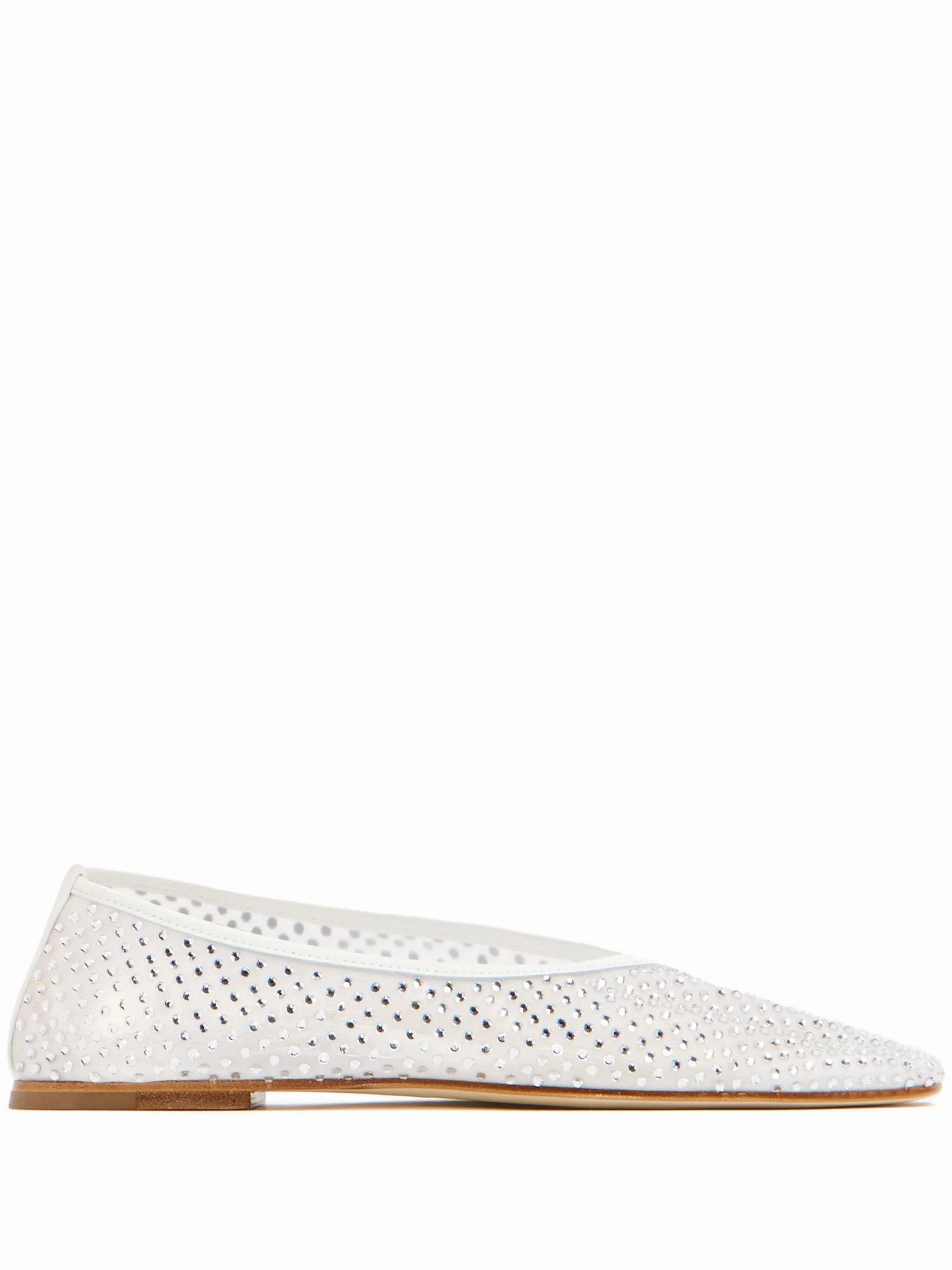 Slip On Flat Shoes Balla crystal ballerina shoes