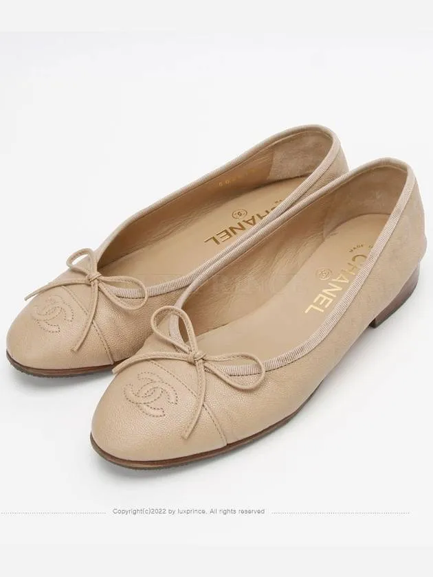 Ballerina flat shoes 36 0502rv Chanel Flat Feet Football Shoes