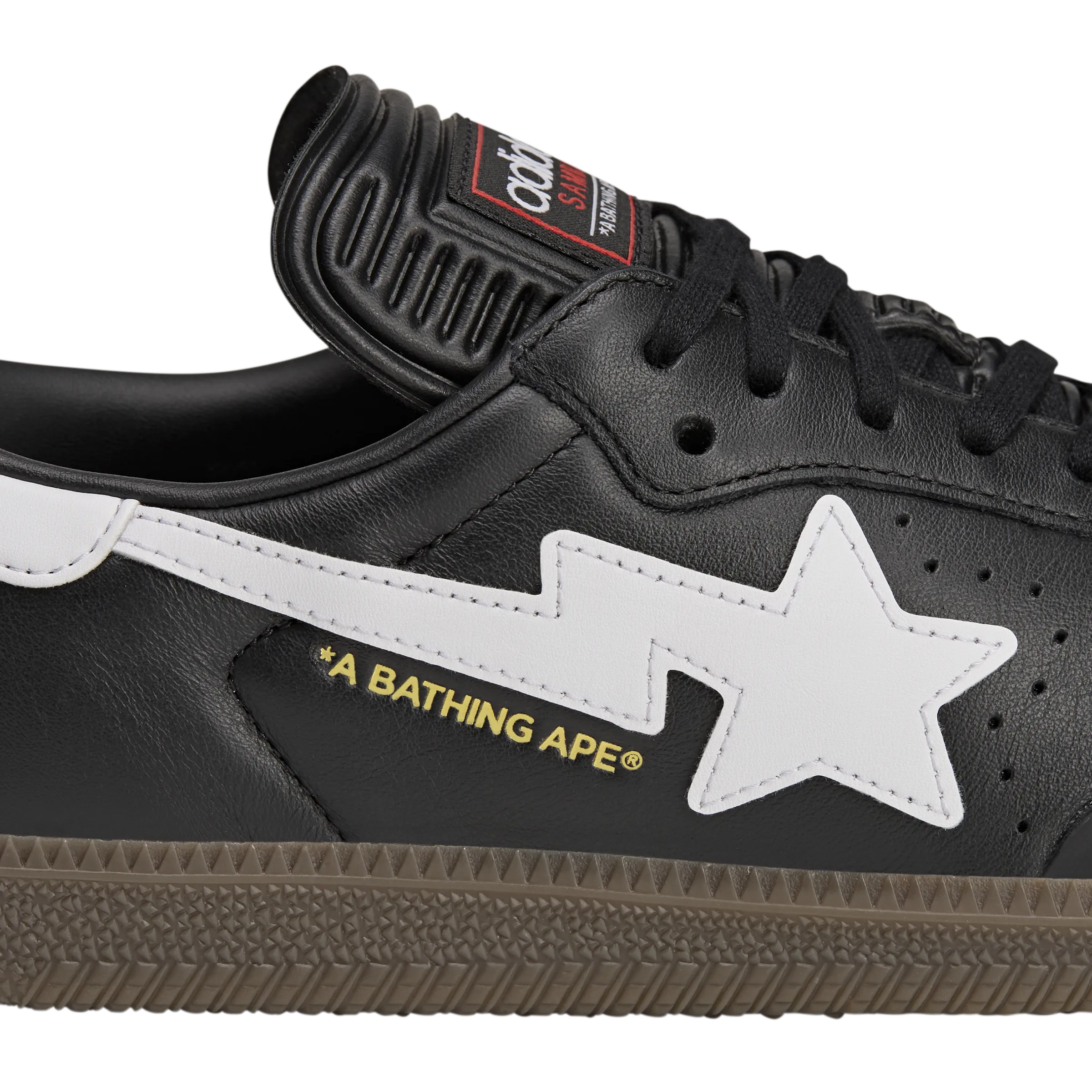   Bape Samba 'Black Gum' Adidas James Harden Basketball Shoes