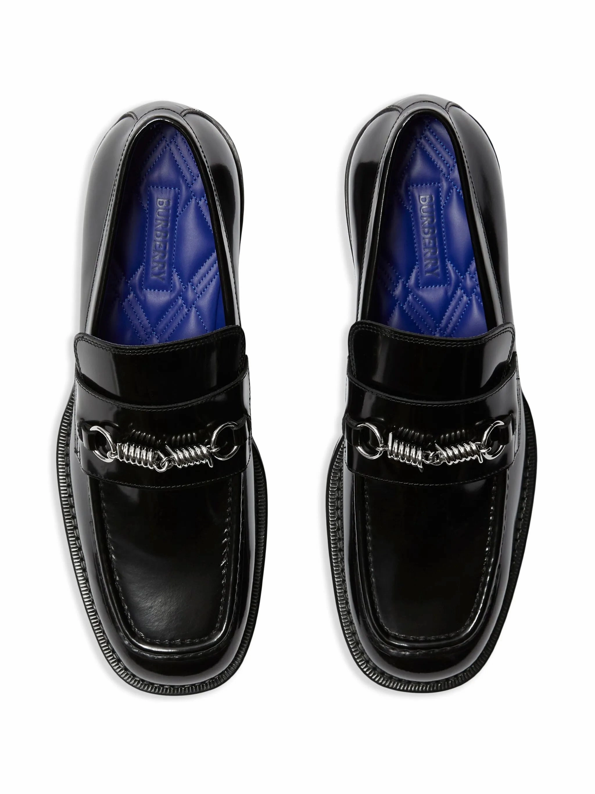 barbed-wire leather loafers Unique Loafers