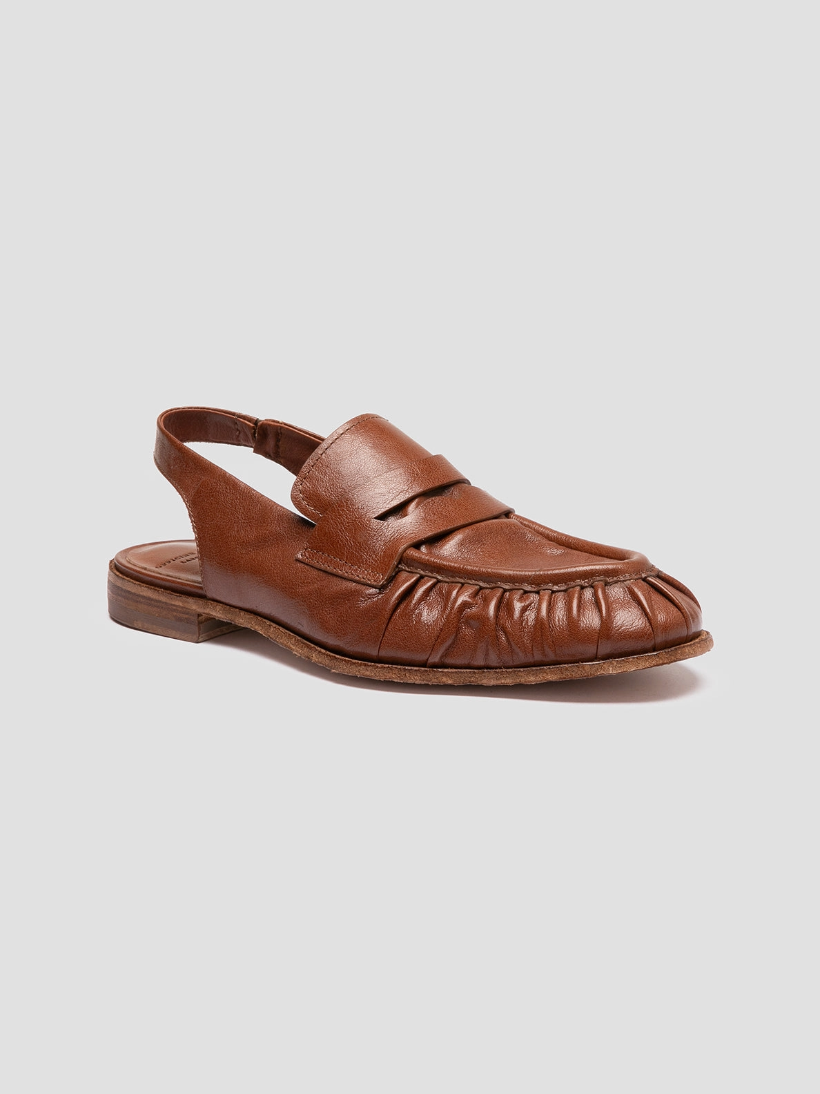 Feet Sandals SOLITUDE 102 - Brown Leather Slingback Sandals