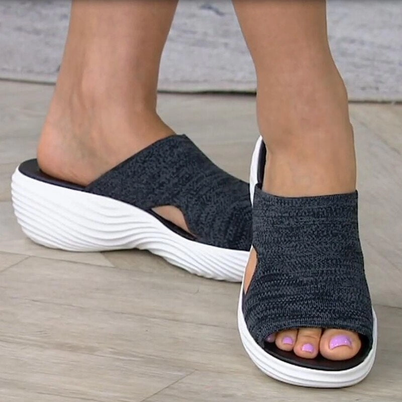 Slippers Wendy Summer Women Beach Mesh Slippers Casual Comfortable orthopedic EVA sole / FREE Shipping