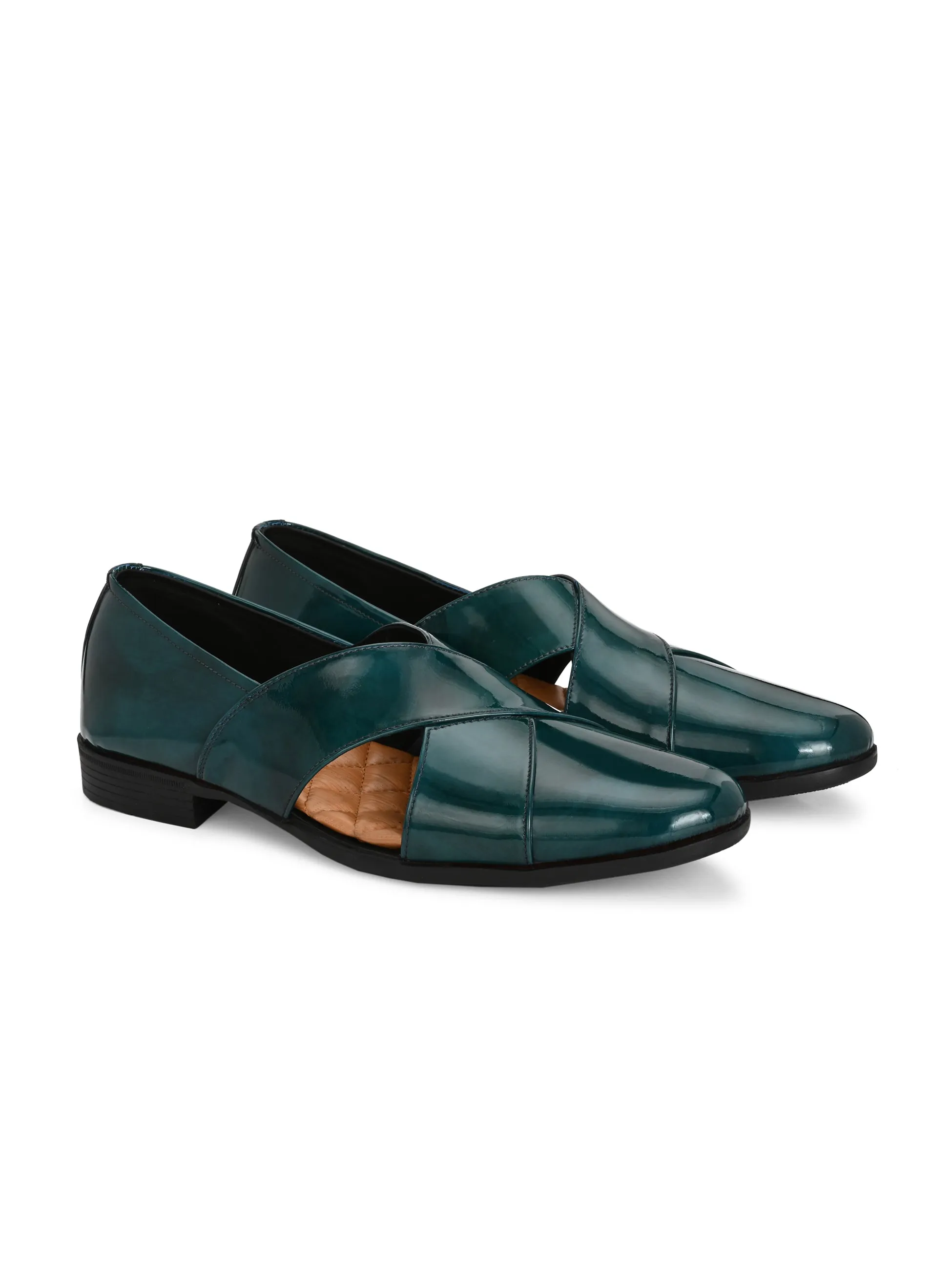Behrouz Ethnic Leather Shoes Mira Bay Sandals
