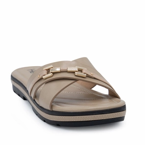 Foam Slides Beige Casual Slipper 074107
