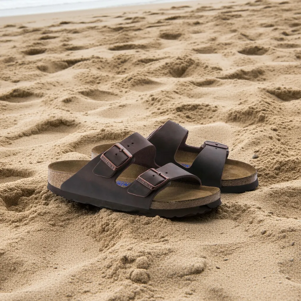 Hotel Sandals Barbados Birkenstock Men's Arizona Soft Footbed Oiled Leather Habana