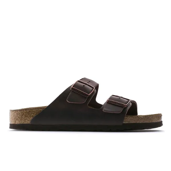 Aerosole Sandals Birkenstock Men's Arizona Soft Footbed Oiled Leather Habana