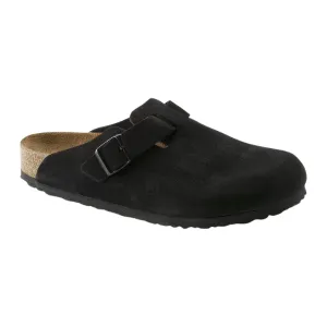 Shade And Shore Sandals Birkenstock Men's Boston Soft Footbed Black