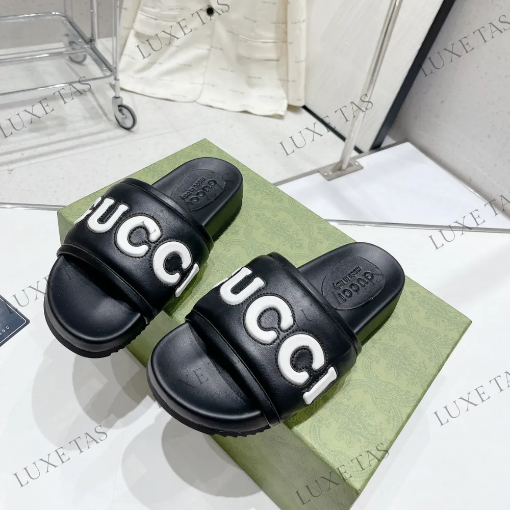 Black Leather Slide Sandal - Designer Slides & Sandals for Men Sandals Dunn's River Jamaica