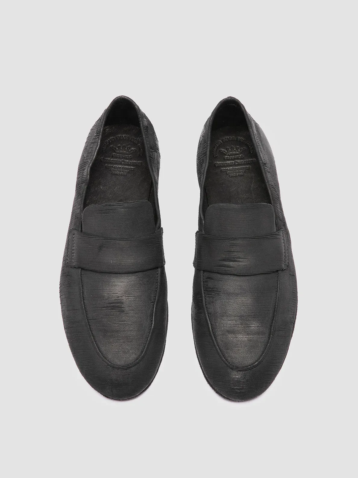 BLAIR DD 001 - Black Leather Penny Loafers Christian Louboutin Loafers