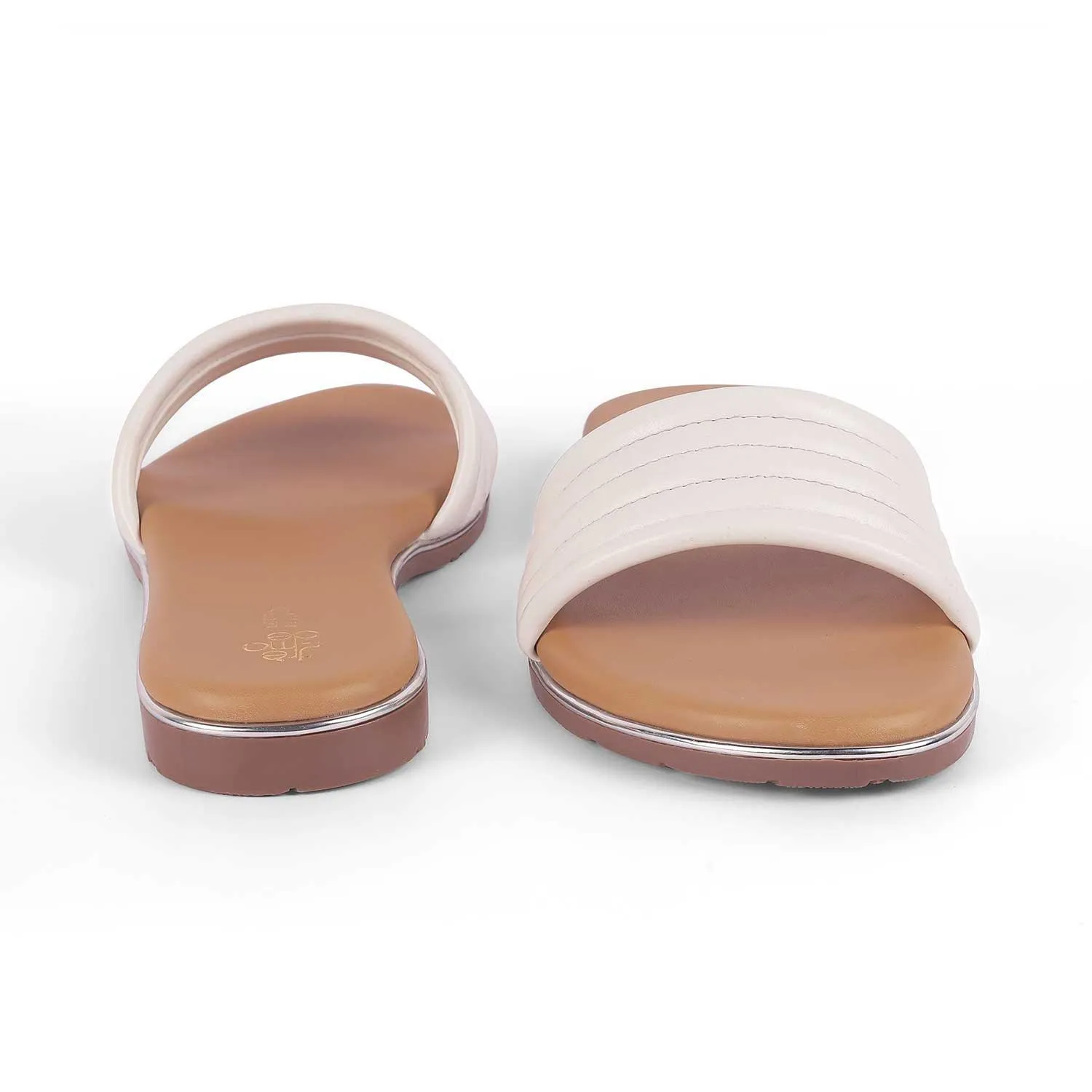 Tresmode Hars White Women's Casual Flats Flat Rate Box For Shoes