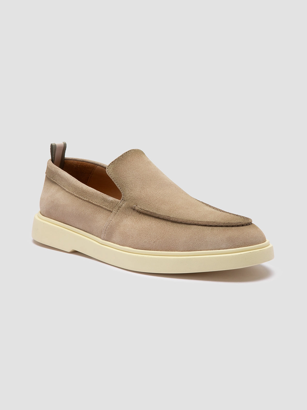 BONES 002 - Taupe Suede Loafers Loafers Styled