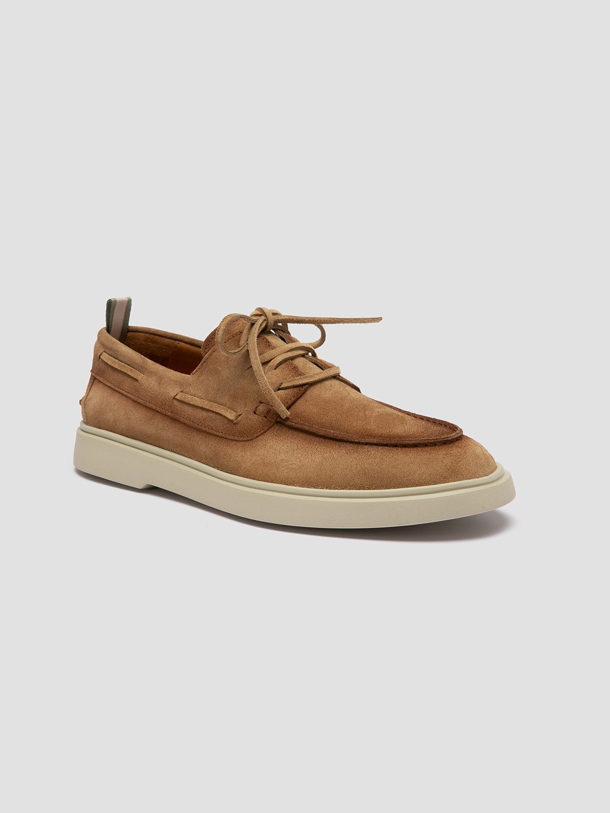 BONES 013 - Camel Suede Boat Shoes Best Quality Loafers