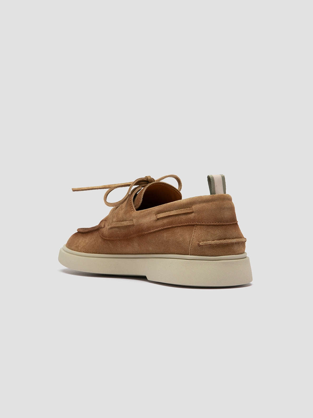 Dries Van Noten Loafers BONES 013 - Camel Suede Boat Shoes