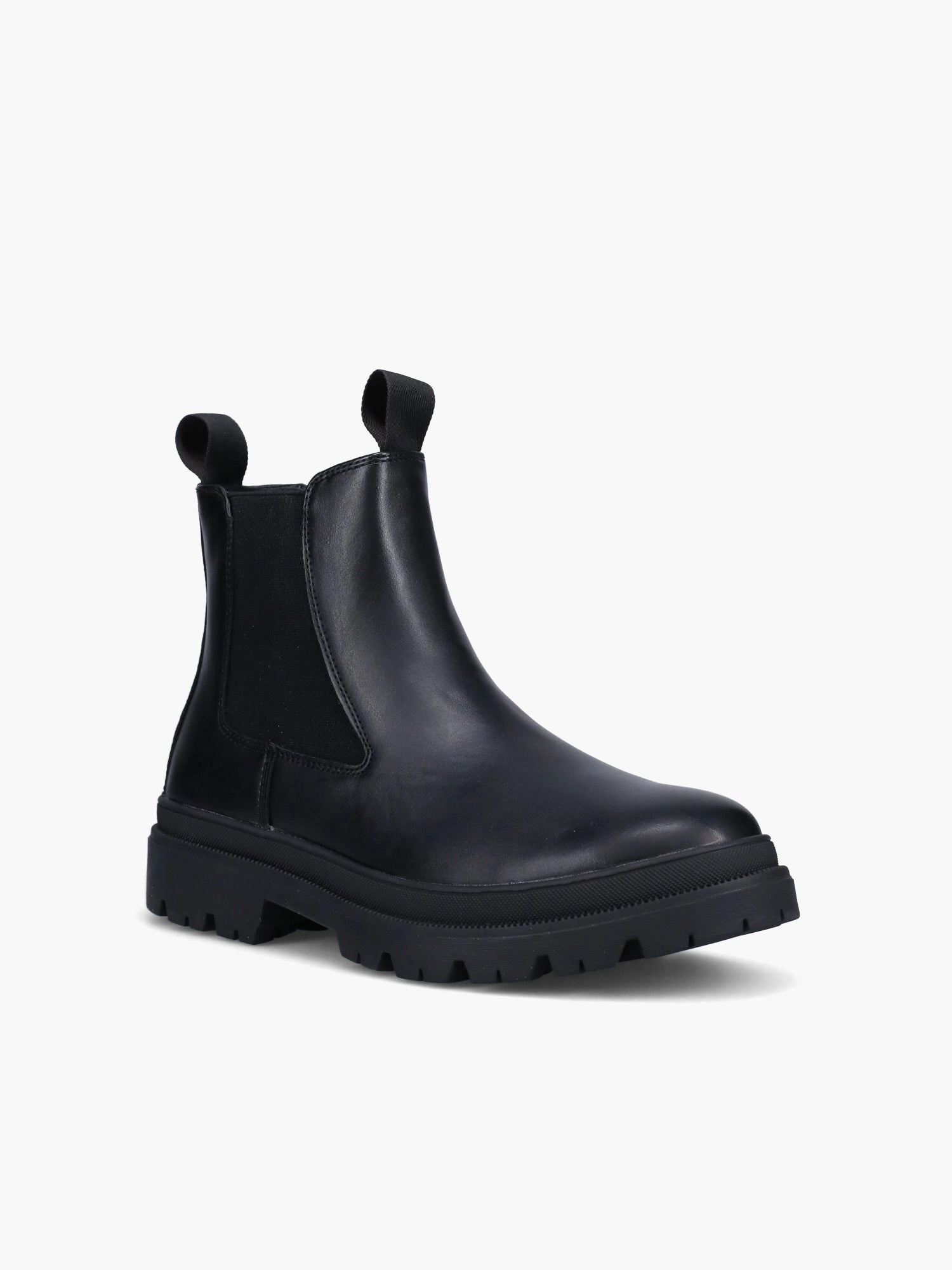 Marcus Black Eco Leather Kid Boots