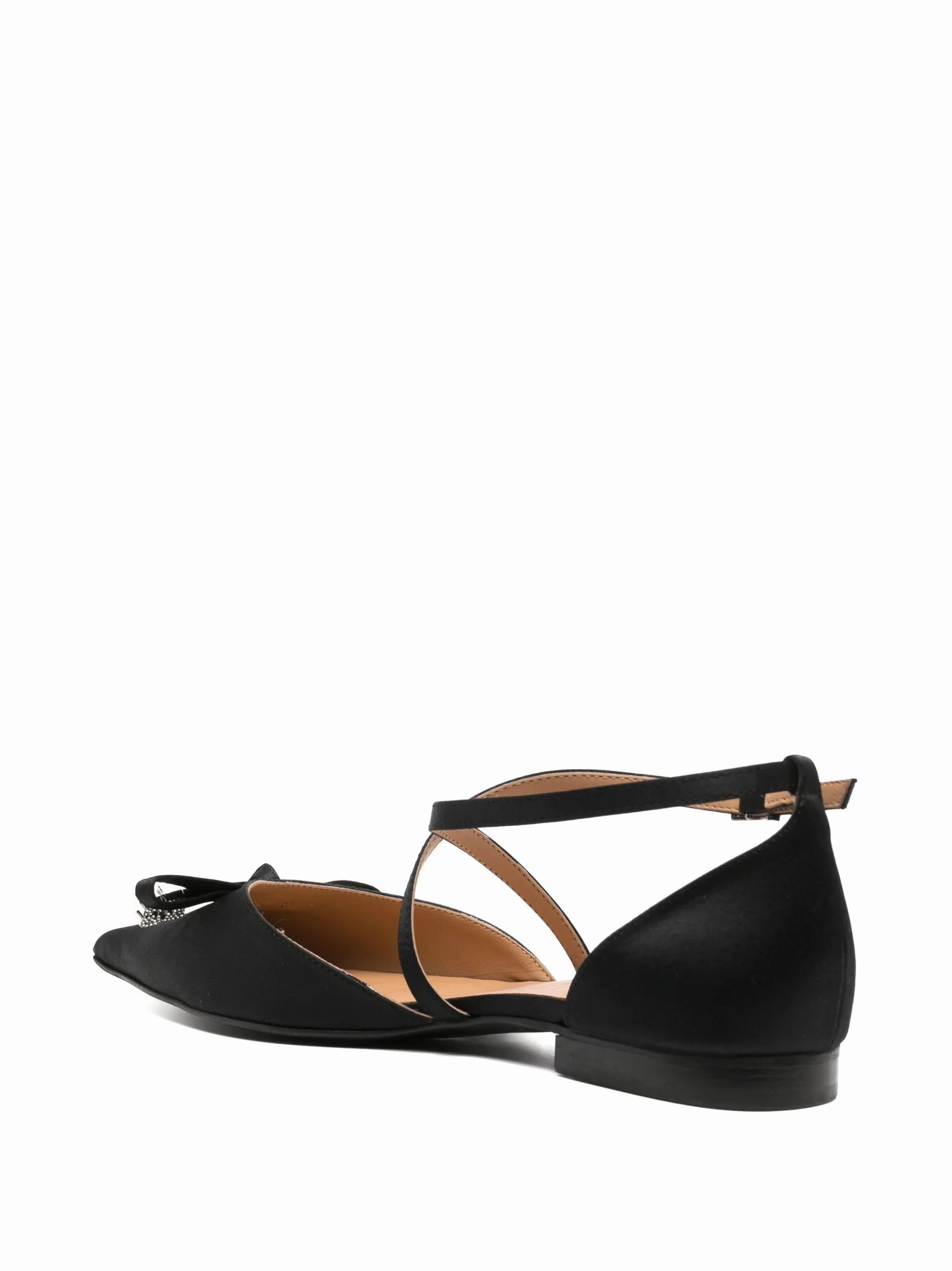 Shoes Insoles For Flat Feet bow-detail pointed-toe ballerina shoes