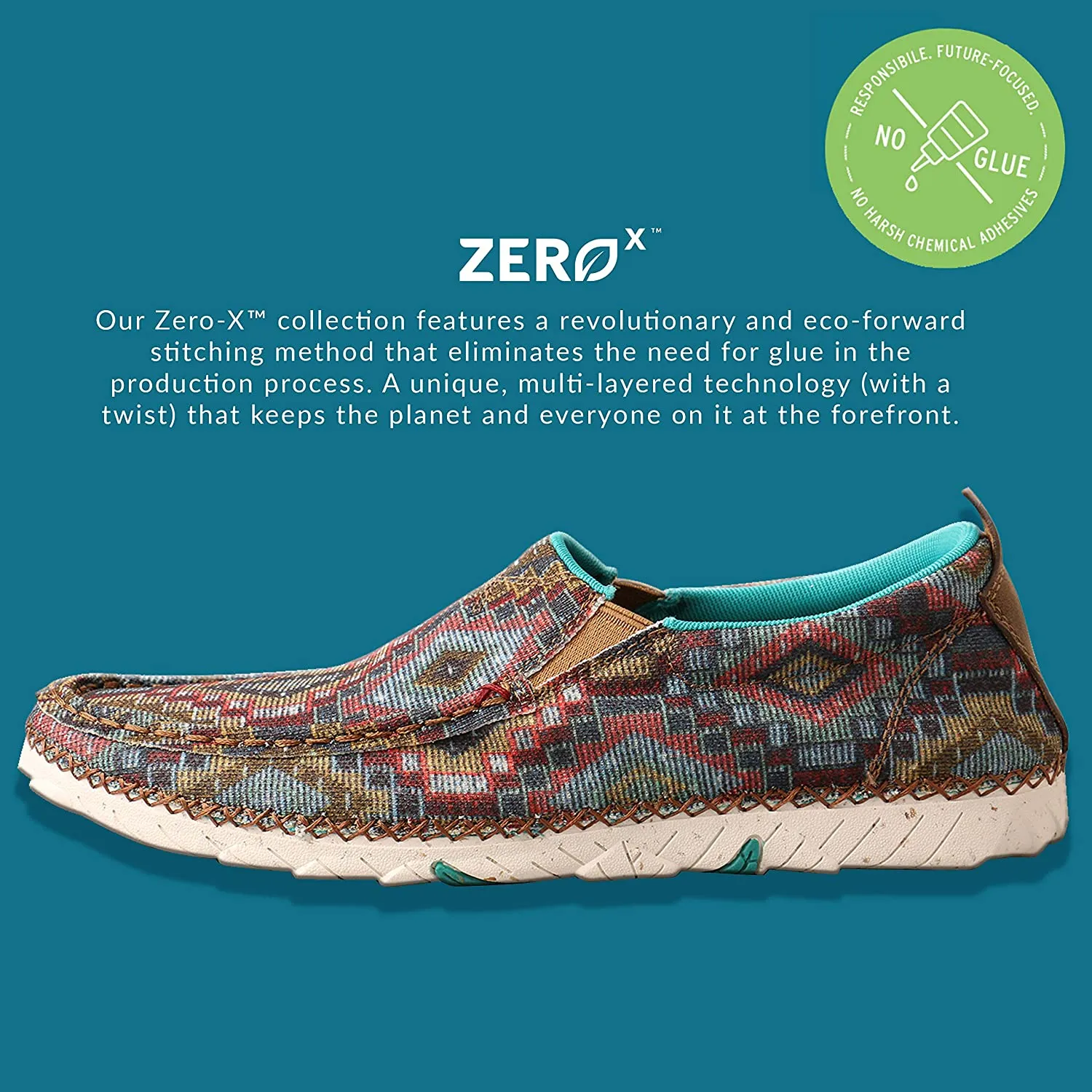 Twisted X Women's Slip-On Zero-X Loafers - Casual Flat Loafer Shoes for Women - Slip-On Loafers Handcrafted from Sustainable and Durable Material Golden Loafers