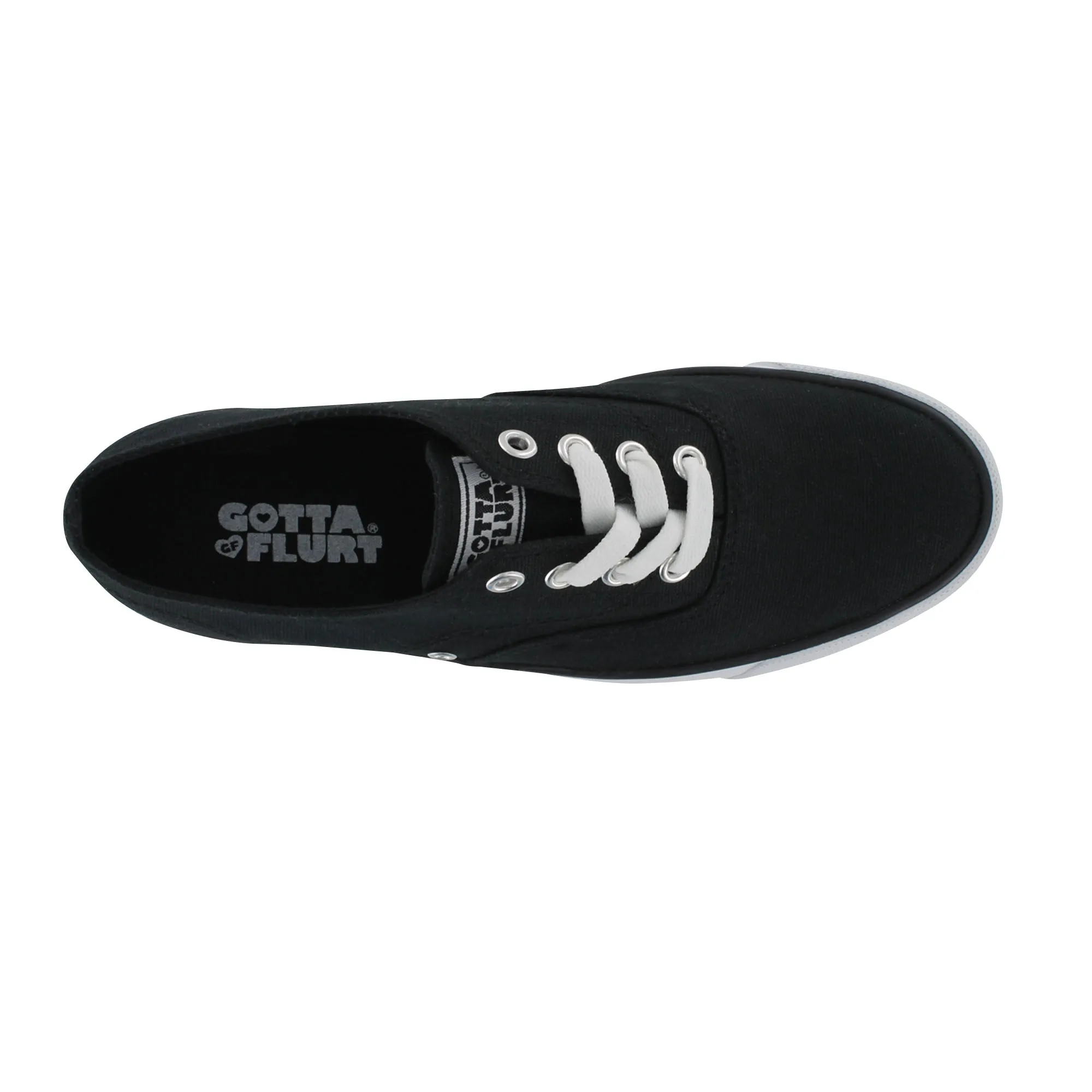 Gotta Flurt Women's Rippy Black Casual Fashion Sneaker Sneakers In Amazon