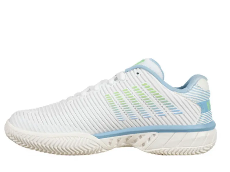 K-Swiss Hypercourt Express 2 Clay Ladies Tennis Shoe (Lucent White/Dutch Canal/Paradise Green) Dior Tennis Shoes