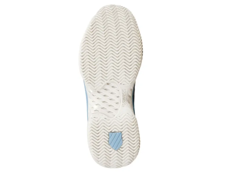 K-Swiss Hypercourt Express 2 Clay Ladies Tennis Shoe (Lucent White/Dutch Canal/Paradise Green) Best Deals On Tennis Shoes