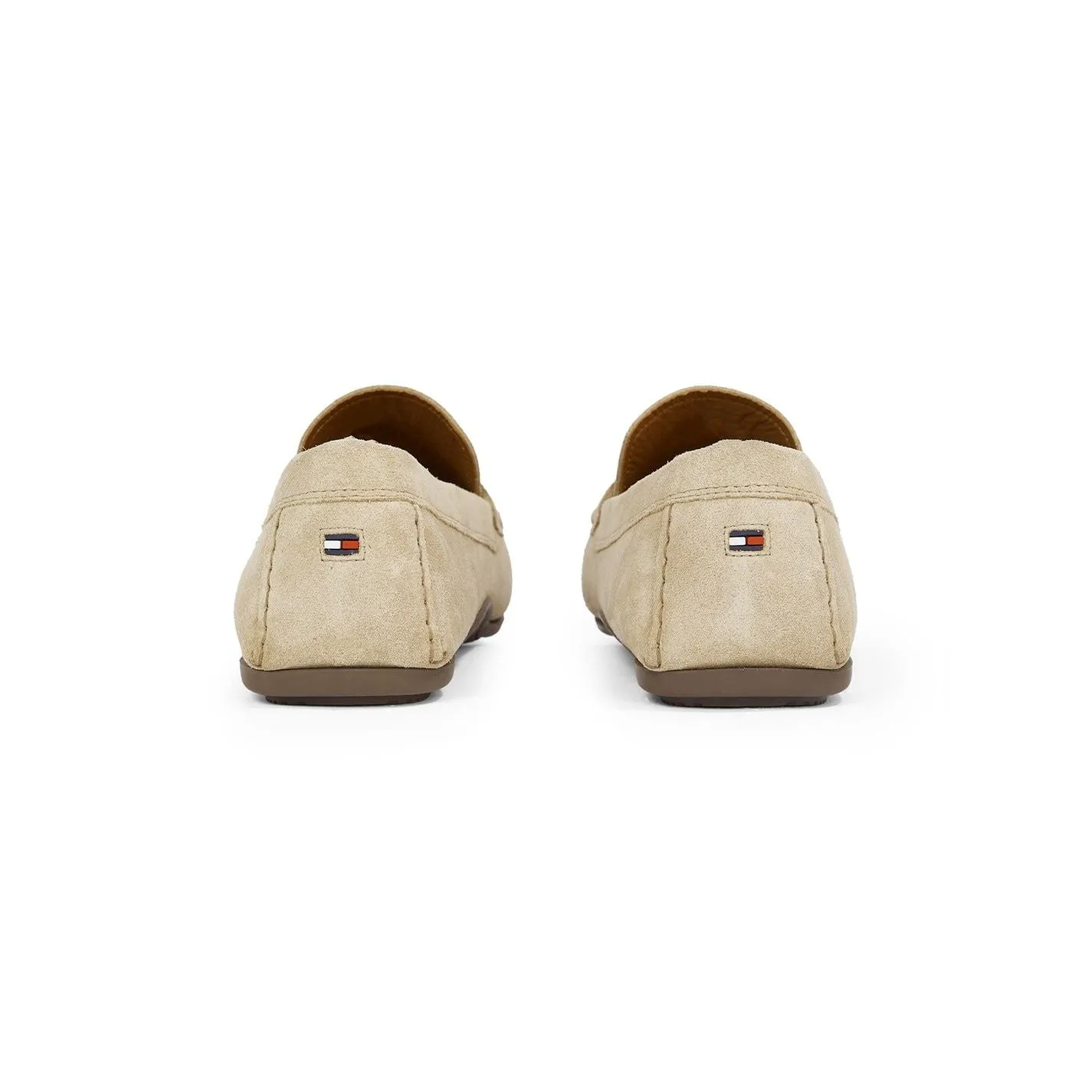 Tommy Hilfiger  CASUAL HILFIGER SUEDE DRIVER Beige Loafers Heel Slip