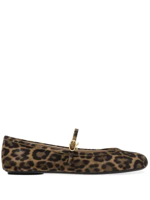 Carla leopard-pattern ballerina shoes Flat Shoes Vs Cushioned Shoes
